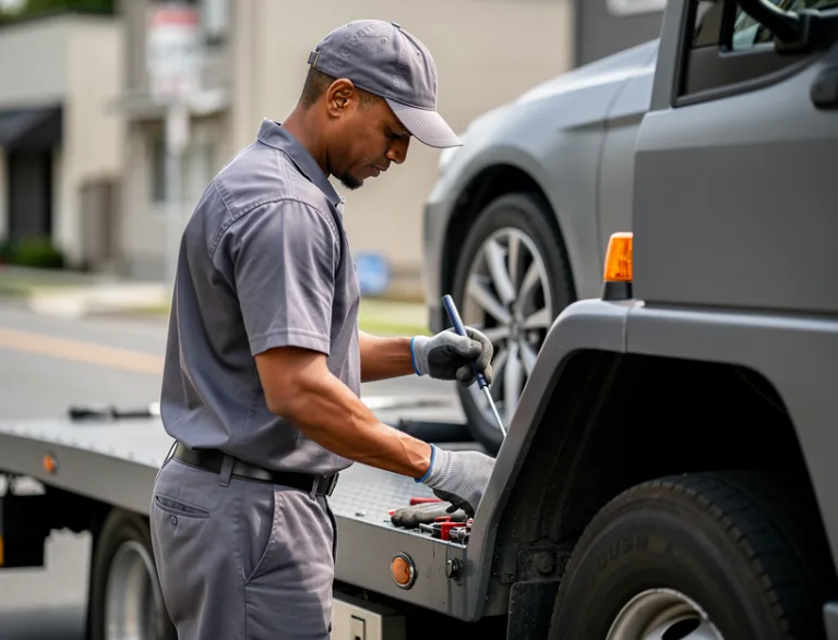 car towing Mount Juliet